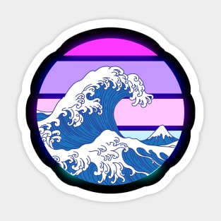 The Great Retro Wave Sticker